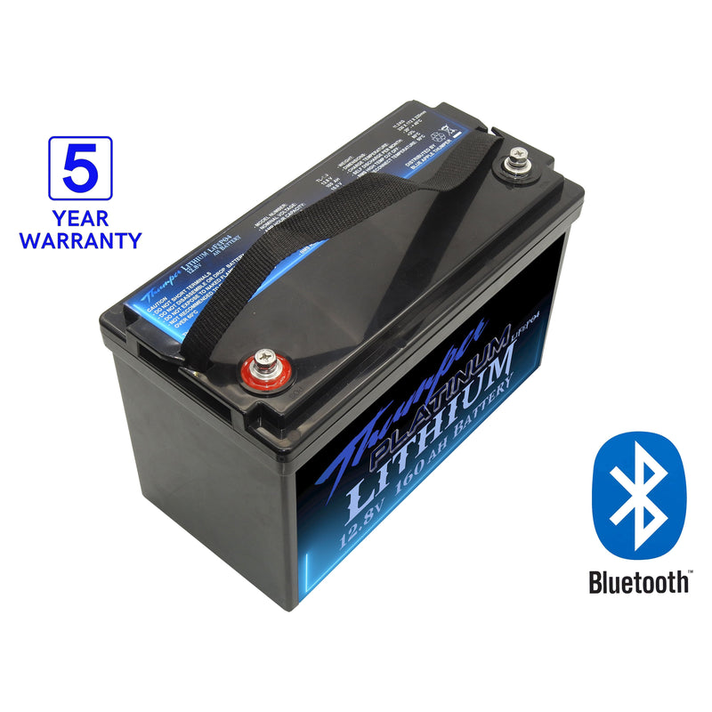 2 x Thumper Lithium 160 AH Bluetooth LiFePO4 Battery | 320 Amp combined discharge TL-160BT