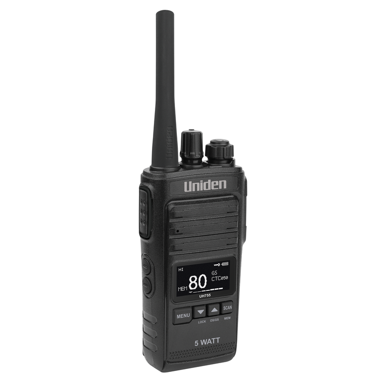 5 Watt UHF CB Splashproof Handheld Radio – Deluxe Twin Pack | UH755-2DLX - Home of 12 Volt Online