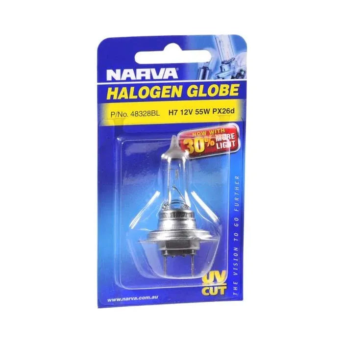 Narva 12V H7 55W Halogen Headlight Globes (Blister pack of 1) | 48328BL - Home of 12 Volt Online