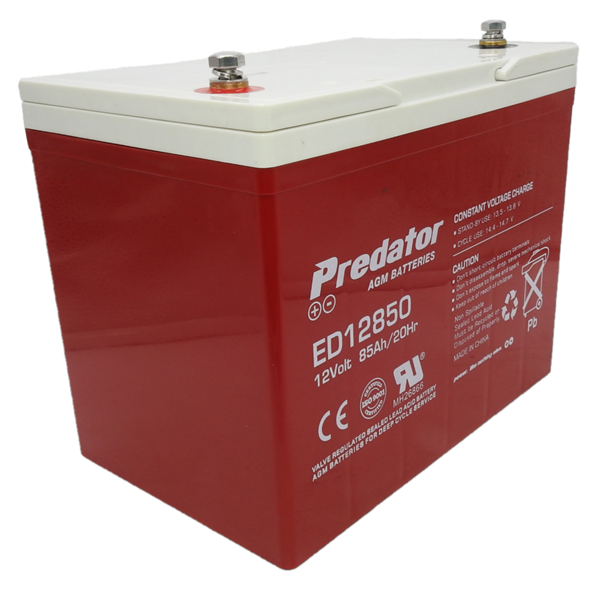 Predator AGM 85 A/H Battery Deep Cycle | ED12850 - Home of 12 Volt Online