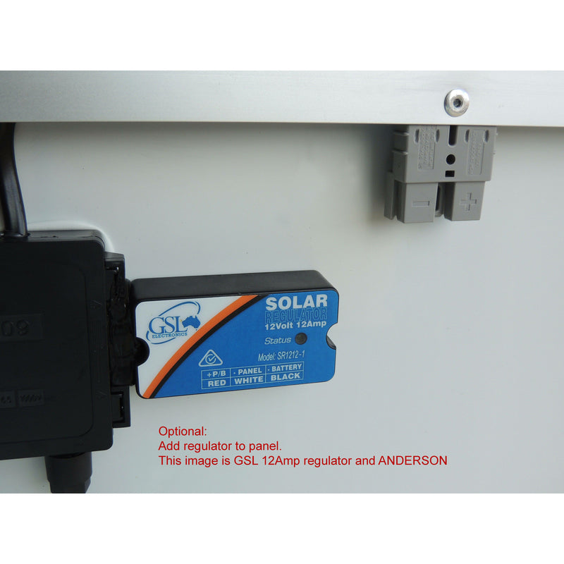 Solar Panel 100 watt (unregulated / regulated)  1190 x 540 x 30mm - Home of 12 Volt Online