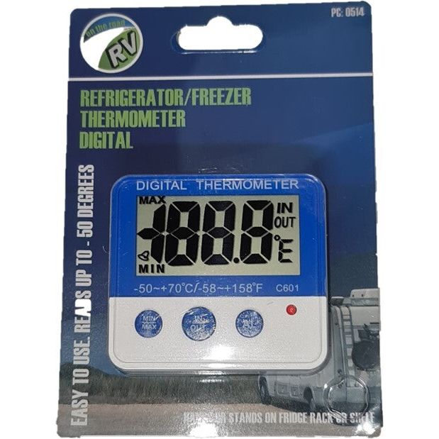 On The Road RV Digital Fridge Thermometer | 0514 - Home of 12 Volt Online