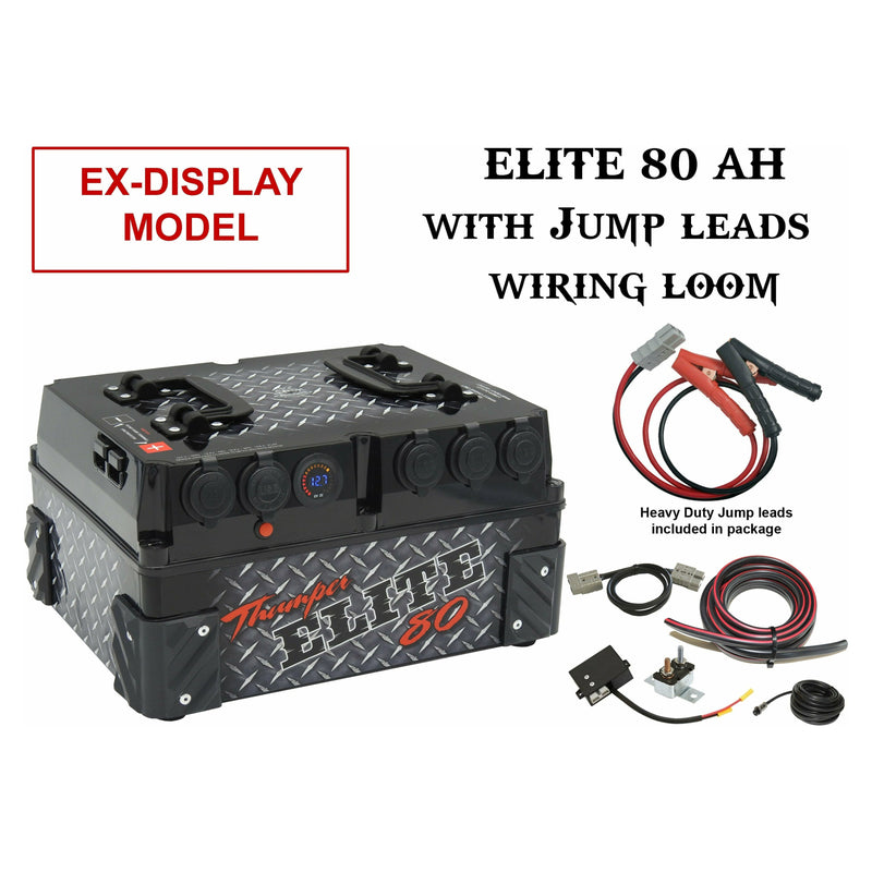 EX-DISPLAY | Thumper 'Elite' 80 AH Battery Pack (Dual Battery) | Suits vehicles up to 2016 - Home of 12 Volt Online