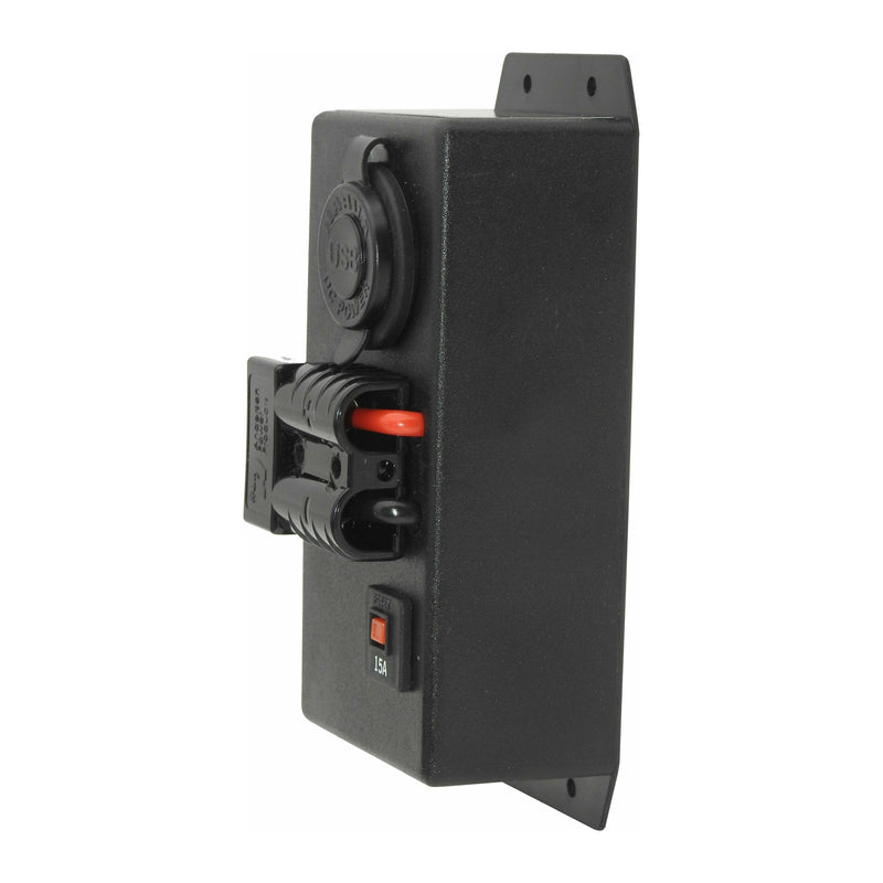 12 Volt / 24 Volt Control Box Left - Dual USB + Cigarette + Engel + 50Amp Anderson - Home of 12 Volt Online